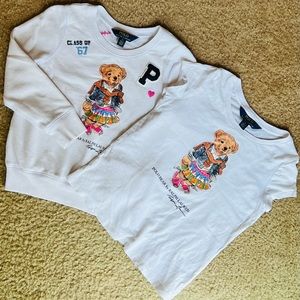Ralph Lauren girls sweatshirt and T-shirts set